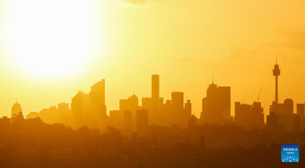 This photo taken on Oct. 12, 2024 shows a view of the skyline in Sydney, Australia. (Xinhua/Ma Ping)