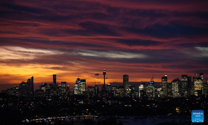 This photo taken on May 7, 2025 shows a view of the skyline in Sydney, Australia. (Xinhua/Ma Ping)