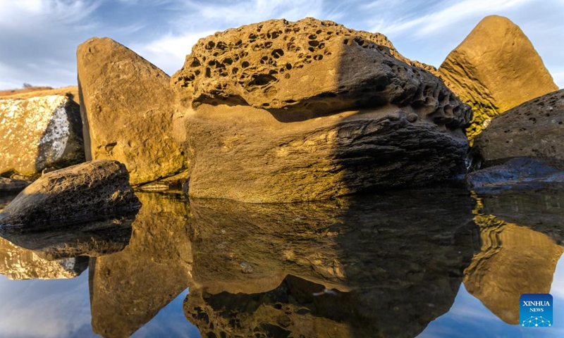 This photo taken on April 8, 2026 shows the scenery on Russky Island in Vladivostok, Russia. (Photo by Andrey Matveenko/Xinhua)