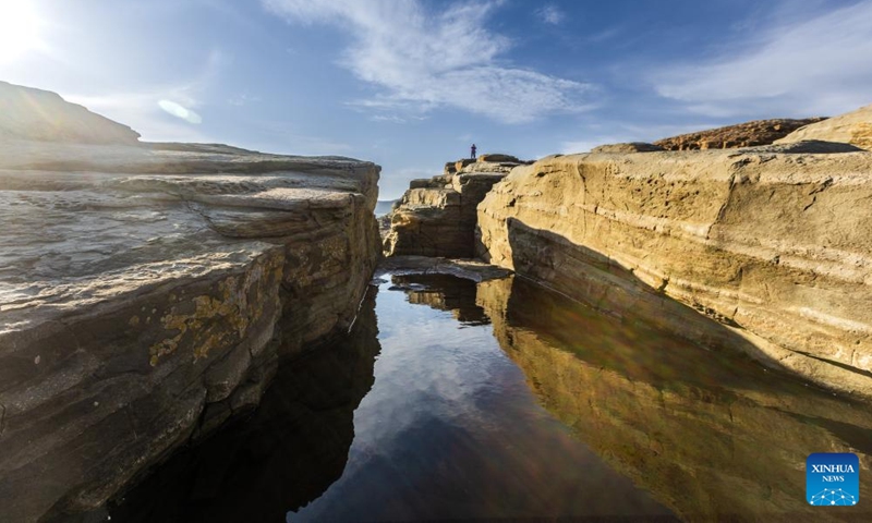 This photo taken on April 8, 2026 shows the scenery on Russky Island in Vladivostok, Russia. (Photo by Andrey Matveenko/Xinhua)