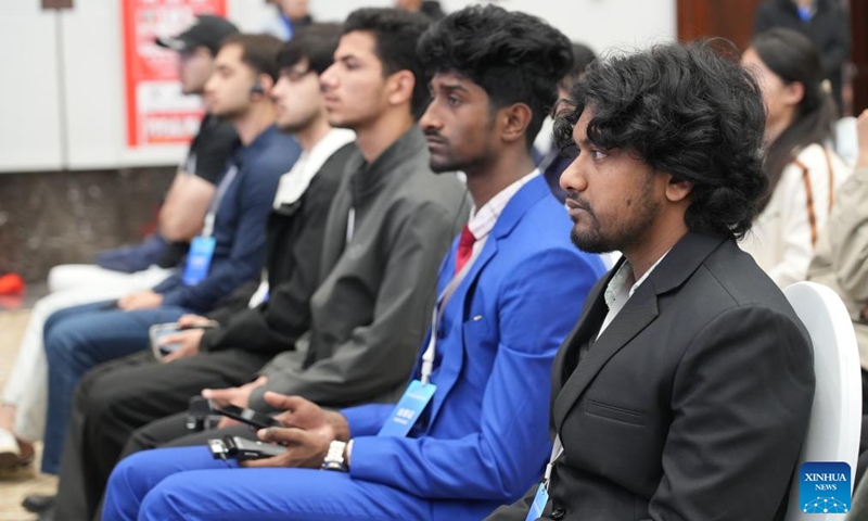 Participants are pictured at the 2026 Heze Peony International Communication Forum in the city of Heze, east China's Shandong Province, April 11, 2026. (Xinhua)