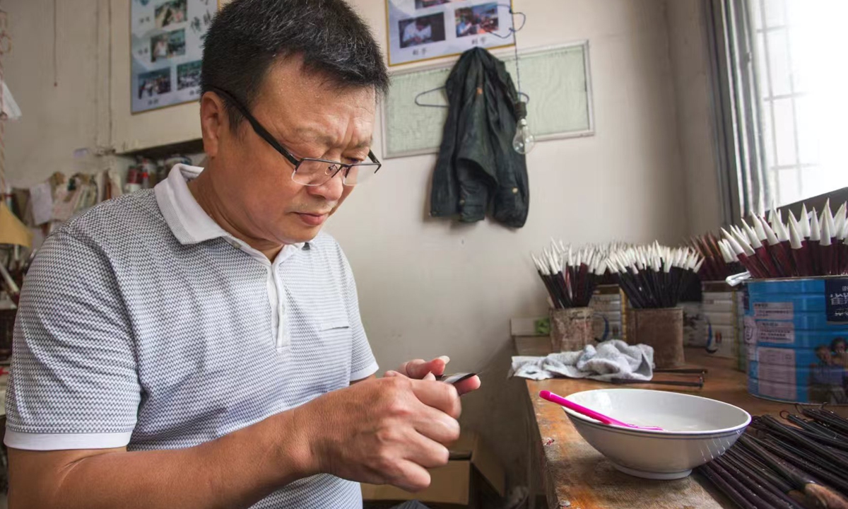 Craftman Zhang Wennian  Photo: Courtesy of Zhang Wennian