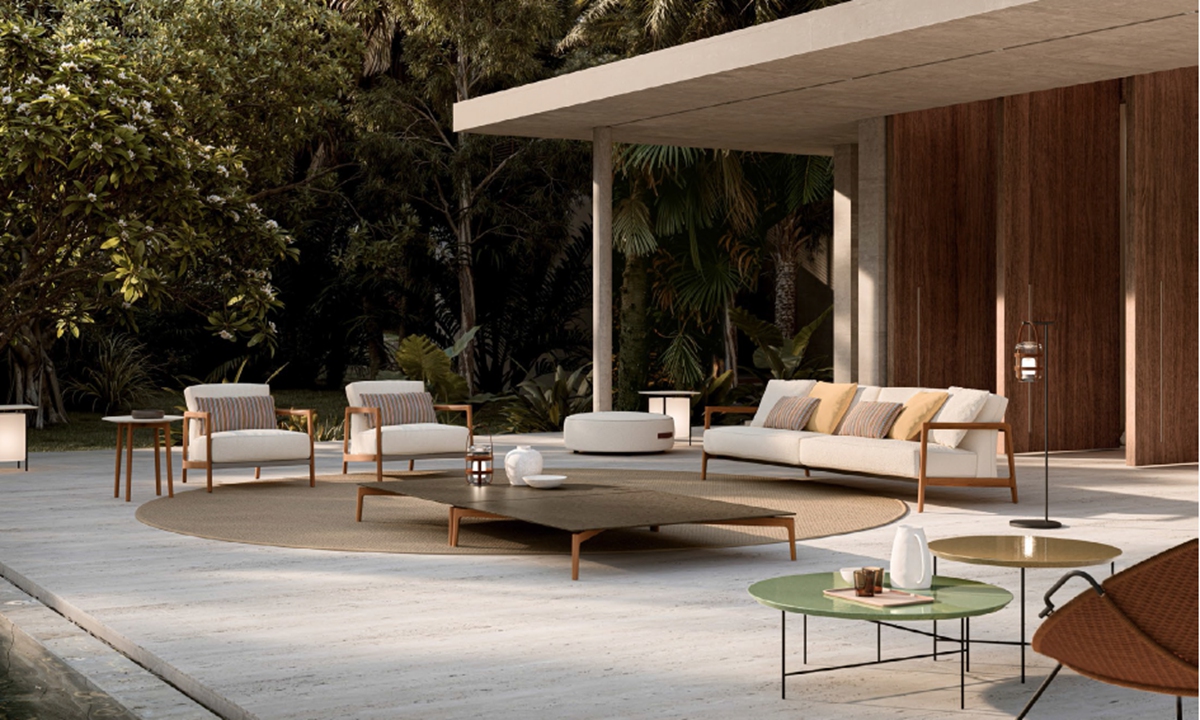 An outdoor design by Boffi De Padova Photo: Courtesy of Boffi De Padova