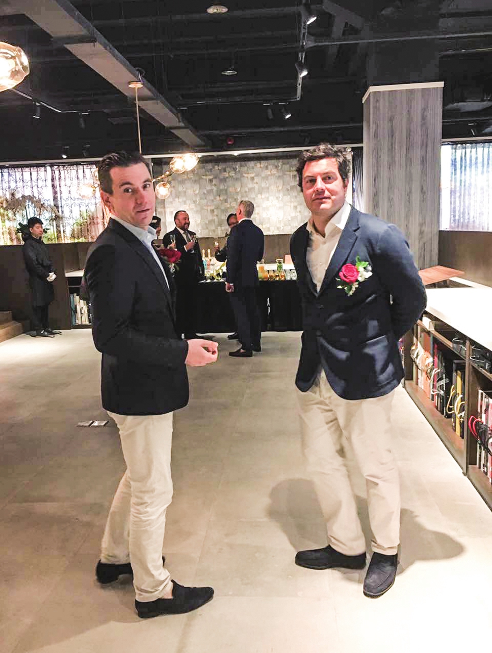 Alessio Sghinolfi and Gianmaria Delfino (right) Photo: Milano Finanza