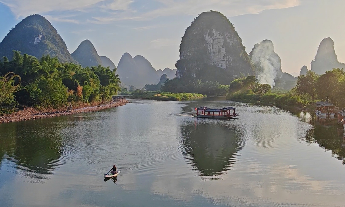 Xiyue's poetic photo interpretation of Lijiang River in South China's Guangxi Zhuang Autonomous Region
