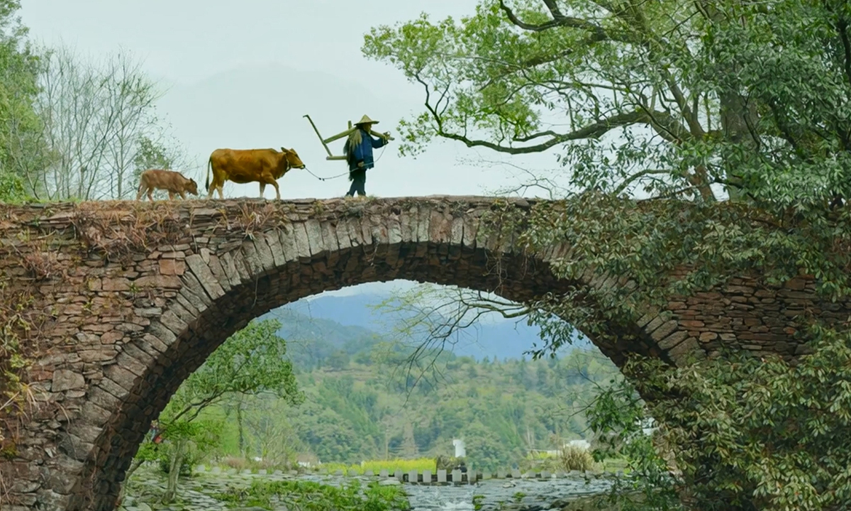 Xiyue's poetic photo interpretation of the Chaguan village in Wuyuan, East China's Jiangxi Province 