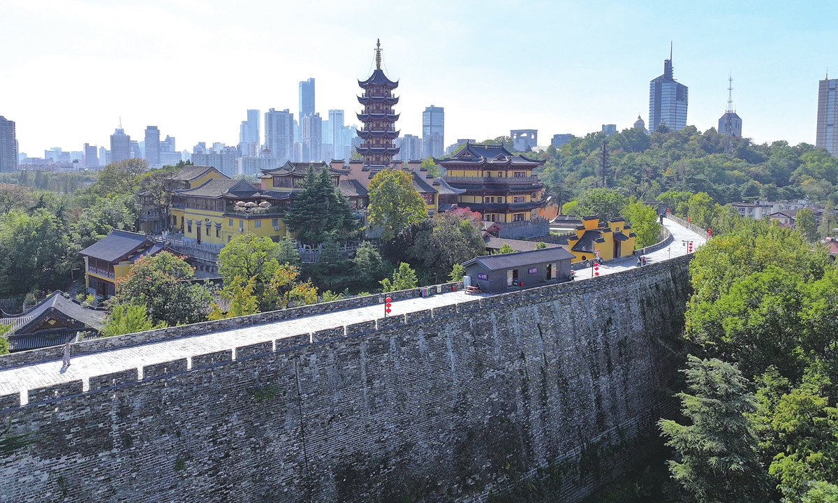 The Ming Dynasty Nanjing City Wall Photo: VCG