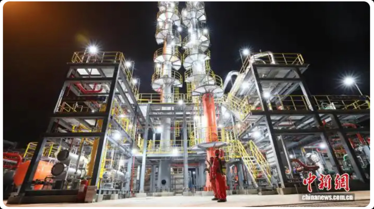 A view of the Sichuan-Chongqing exploration area of Daqing Oilfield Photo: China News Service