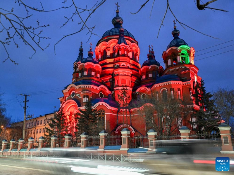 This photo taken on April 25, 2026 shows a view of Irkutsk, Russia. (Xinhua/Hao Jianwei)