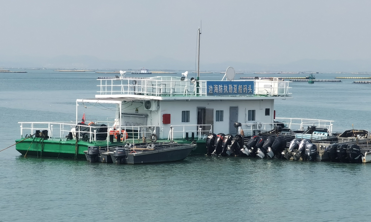 Smuggling boats seized by the Fangcheng workstation of the Fangchenggang Coast Guard Bureau in South China's Guangxi Zhuang Autonomous Region Photo: Fan Wei/GT