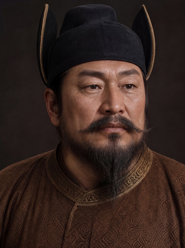 The reconstructed image of Li Keyong, a late Tang Dynasty (618-907) military leader and Shatuo Turkic leader Photo: Courtesy of Wen Shaoqing