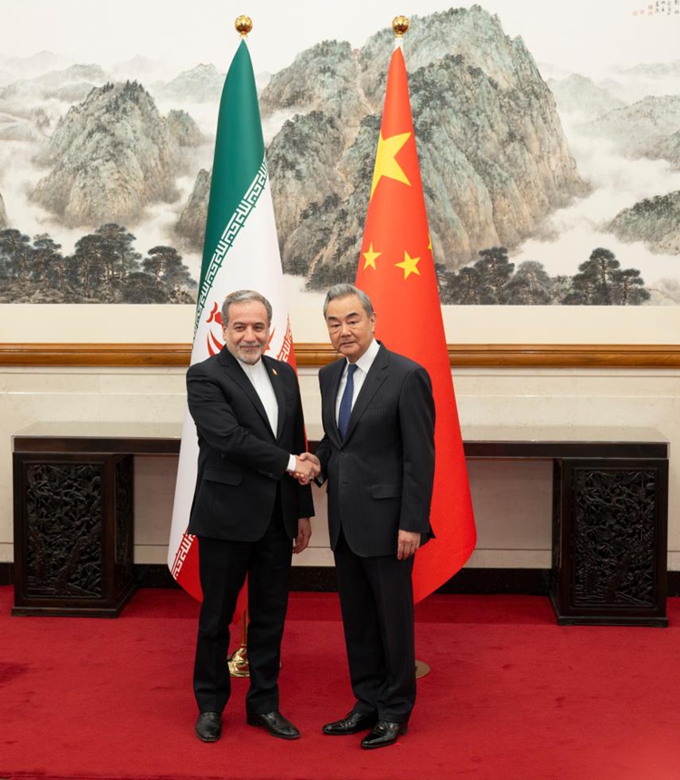 Chinese Foreign Minister Wang Yi, also a member of the Political Bureau of the Communist Party of China Central Committee, holds talks with Iranian Foreign Minister Seyyed Abbas Araghchi in Beijing, capital of China, May 6, 2026. (Photo: Xinhua)