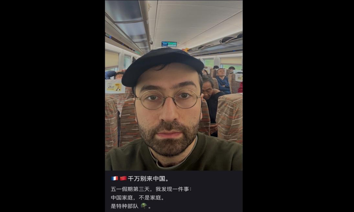 A French tourist's Putonghua-language post about being warmly looked after by a Chinese family during a recent May Day holiday trip has gone viral on RedNote. Photo: Screenshot from Zabulle's RedNote account