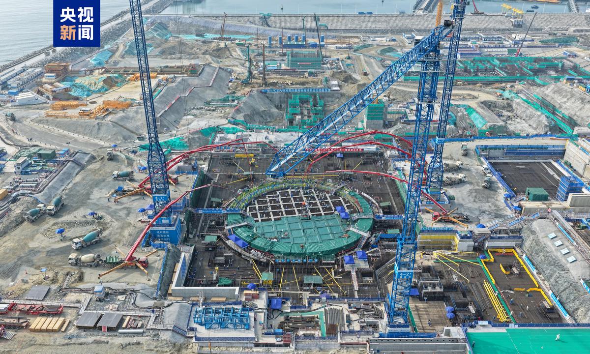 First Hualong One nuclear power project in the GBA begins construction of a new reactor unit