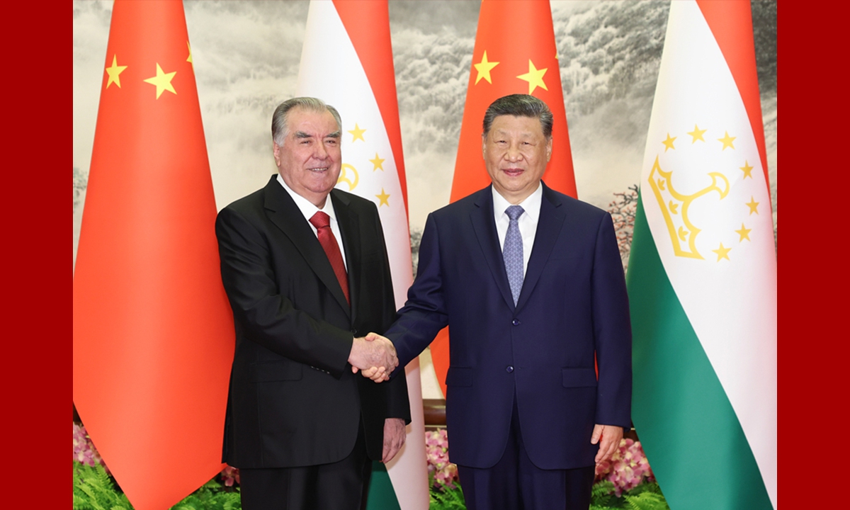 Xi holds talks with Tajik president