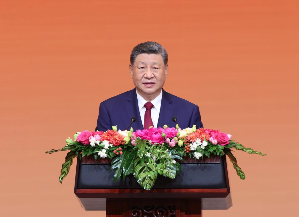 Chinese President Xi Jinping addresses a banquet to welcome U.S. President Donald Trump at the Great Hall of the People in Beijing, capital of China, May 14, 2026. Xi on Thursday held a banquet here to welcome U.S. President Donald Trump on his state visit to China. (Photo: Xinhua)