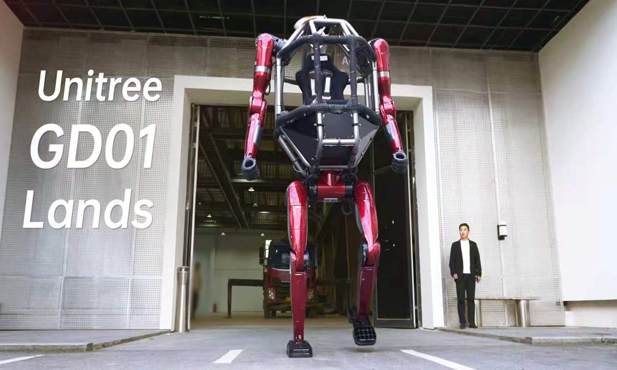 Science fiction becomes reality: Unitree Robotics unveils world's first production-ready manned mecha