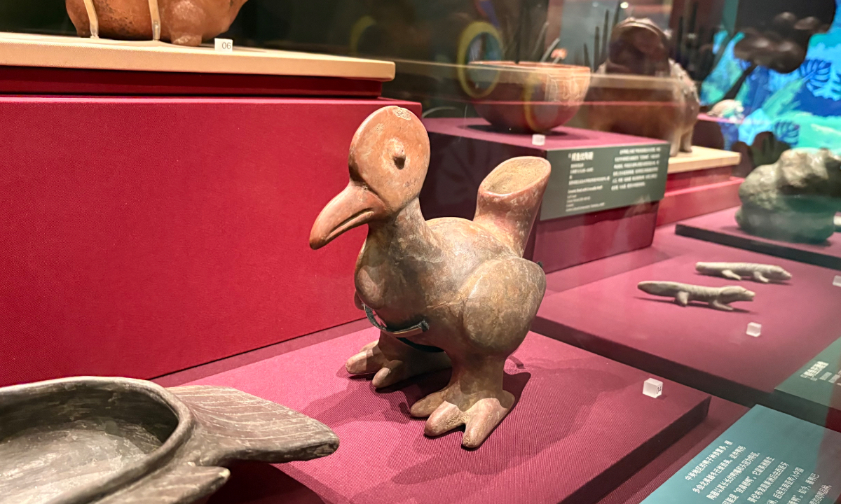 An artifact exhibited at the show at Capital Museum Photo: Li Hang/GT