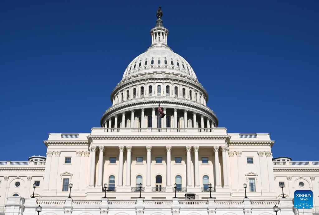 This photo shows the U.S. Capitol building in Washington, D.C., the United States, May 11, 2026. (Photo: Xinhua)