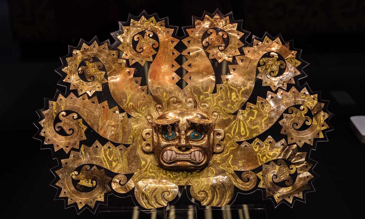 An artifact on display at the exhibition at the Capital Museum Photo: Li Hao/GT
