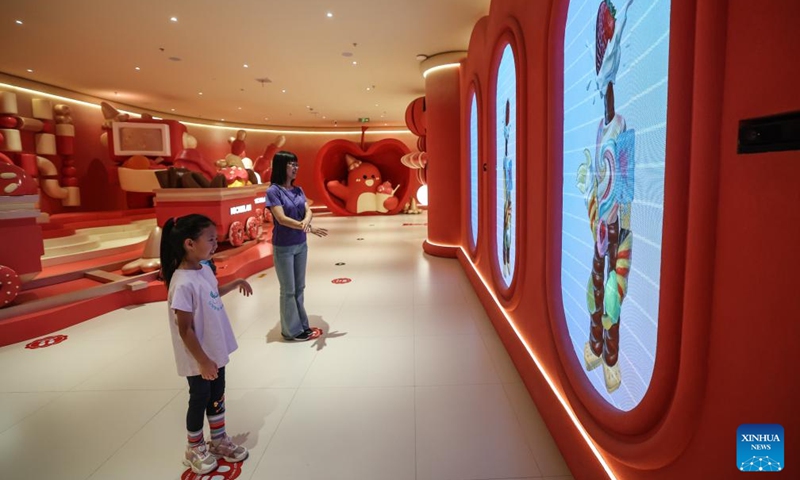 Visitors have fun at an ice cream museum in Shenyang, northeast China's Liaoning Province, May 16, 2026. There are several food-themed museums in Shenyang, Liaoning Province, among which the ice cream museum is a notable example.

Located in Dadong District of Shenyang, the museum covers an area of approximately 6,000 square meters that accommodates 11 major themed zones.

In addition to displaying vintage, time-honored ice cream making machines, it also offers visitors hands-on ice cream making experiences. Blending both recreational fun and educational value, it has become a well-loved destination for tourists. Photo: Xinhua