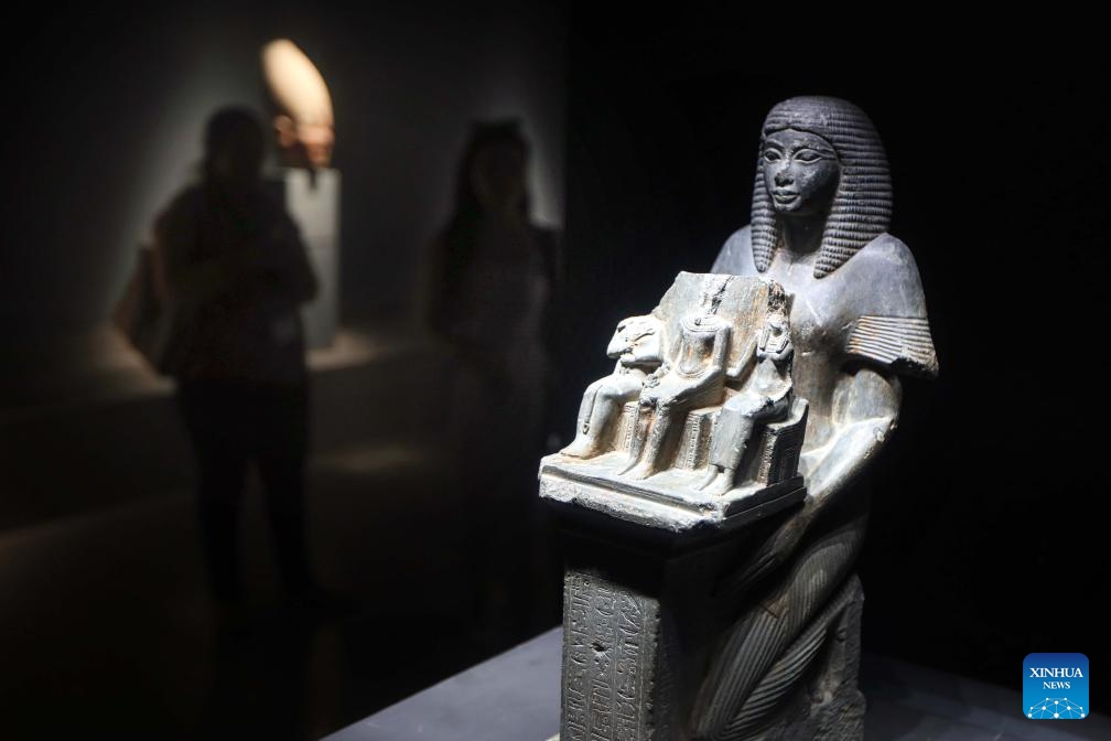 An exhibit is seen at the Luxor Museum in Luxor, Egypt, May 14, 2026. May 18 marks International Museum Day. Visitors have flocked to museums across the country in recent days to feel the unique charm of ancient Egyptian civilization. (Photo: Xinhua)