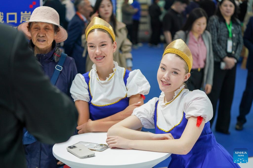 Russian dancers perform during the 10th China-Russia Expo in Harbin, northeast China's Heilongjiang Province, on May 17, 2026. The 10th China-Russia Expo, themed Trust, Cooperation, and Mutual Benefit, opened in Harbin on Sunday. It is jointly hosted by the Ministry of Commerce of the People's Republic of China, the People's Government of Heilongjiang Province, the Ministry of Economic Development of the Russian Federation, and the Ministry of Industry and Trade of the Russian Federation. (Photo: Xinhua)