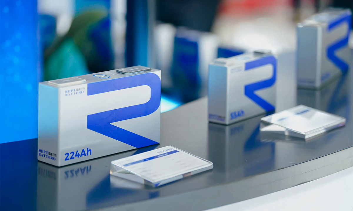 Photo: REPT BATTERO next-generation battery technologies displayed at CIBF 2026