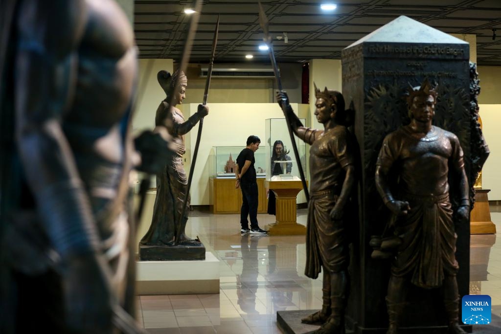 People visit the National Museum of Myanmar in Yangon, Myanmar, May 17, 2026. (Photo: Xinhua)