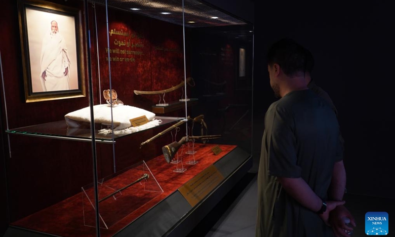 A man visits the National Museum of Libya in Tripoli, Libya, on May 18, 2026. On the occasion of the International Museum Day, the National Museum of Libya opened its doors free of charge to visitors. (Photo: Xinhua)