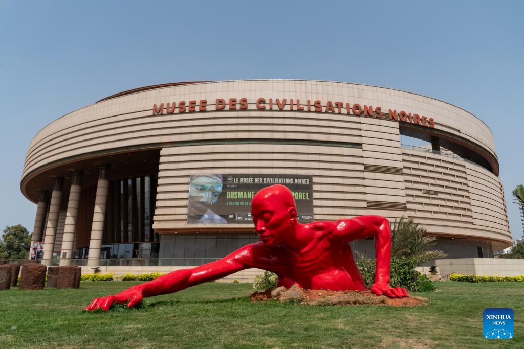 This photo taken on May 15, 2026 shows an exterior view of the Museum of Black Civilizations in Dakar, Senegal. May 18 marks the International Museum Day. The Museum of Black Civilizations has emerged as a cultural landmark not only in Senegal but across Africa. It plays a vital role in preserving heritage, advancing academic research, hosting exhibitions, and promoting public education. (Photo: Xinhua)