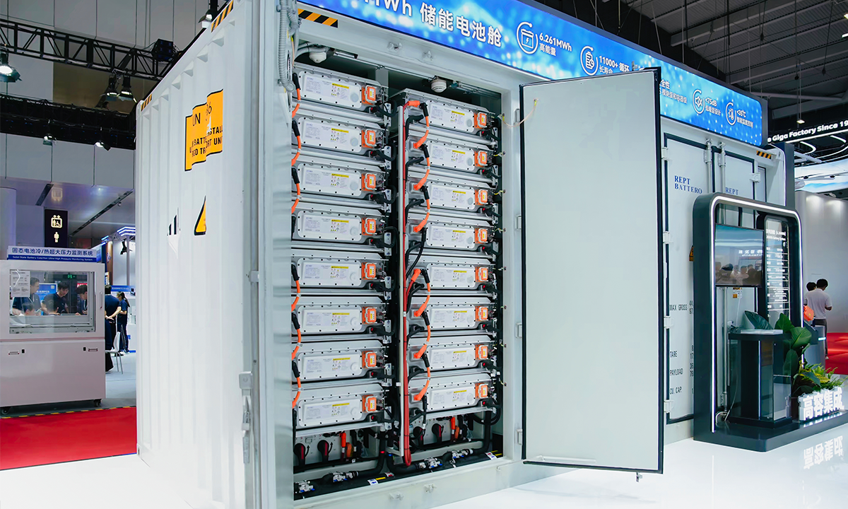 Photo: REPT BATTERO Powtrix? 3.0 Energy Storage System at CIBF 2026