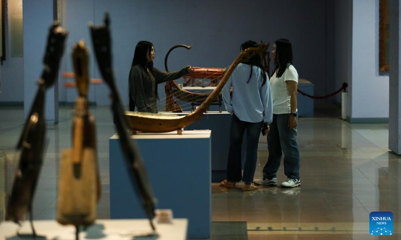 People visit the National Museum of Myanmar in Yangon, Myanmar, May 17, 2026. (Photo: Xinhua)