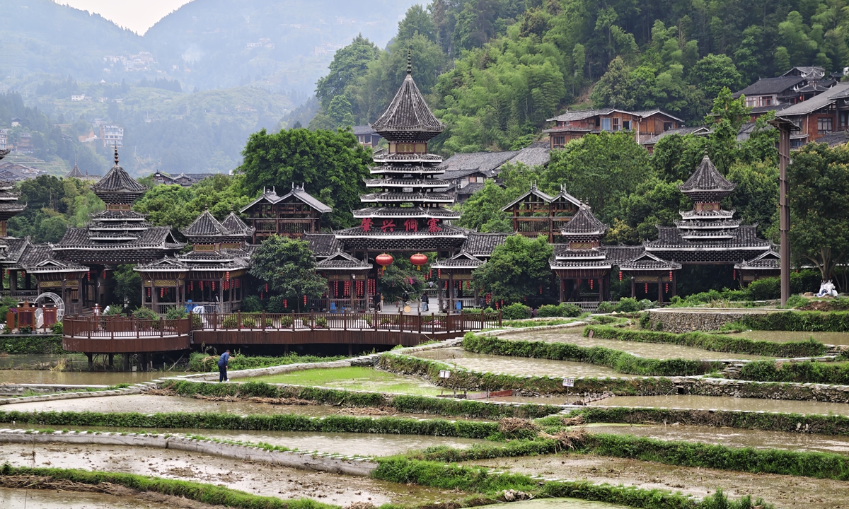 Zhaoxing Dong Village southwest China's Guizhou Province Photo: Deng Zijun/GT