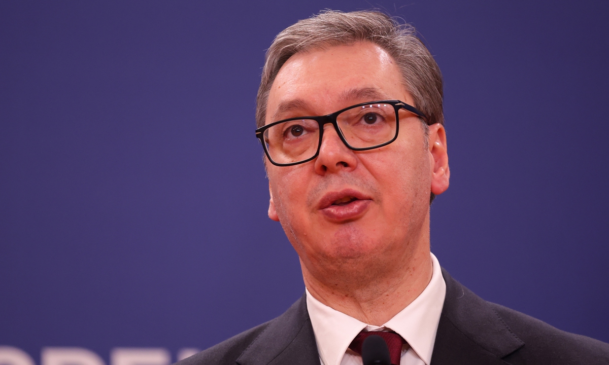 Serbian President Aleksandar Vucic File Photo: VCG