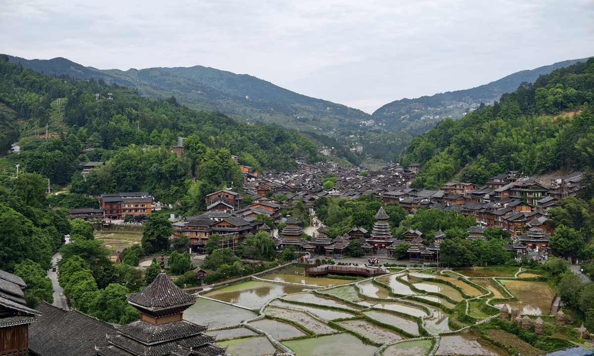 Zhaoxing Dong Village southwest China's Guizhou Province Photo: Deng Zijun/GT