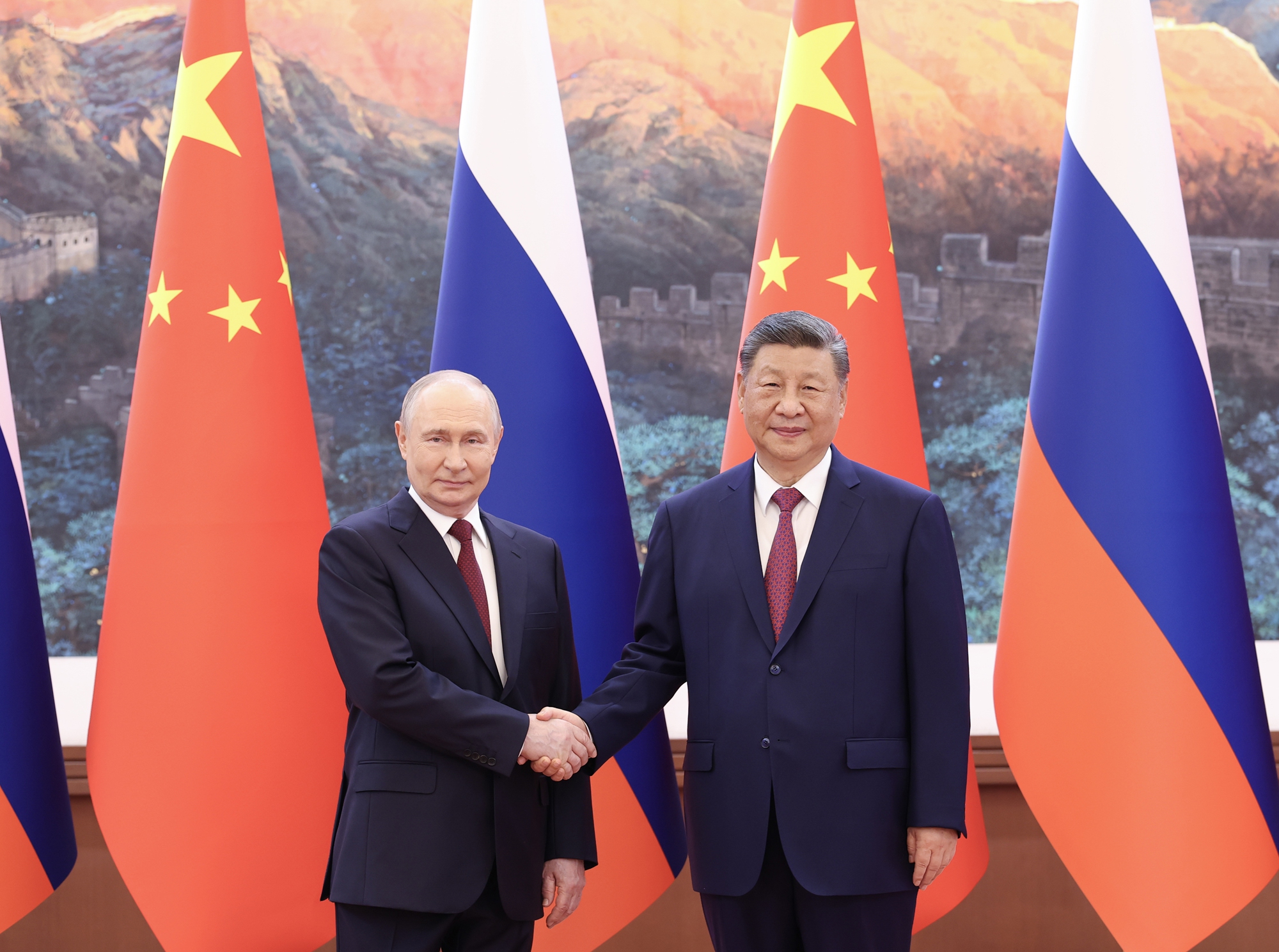 Chinese President Xi Jinping holds talks with Russian President Vladimir Putin, who is on a state visit to China, at the Great Hall of the People in Beijing, capital of China, May 20, 2026. Photo: Xinhua
