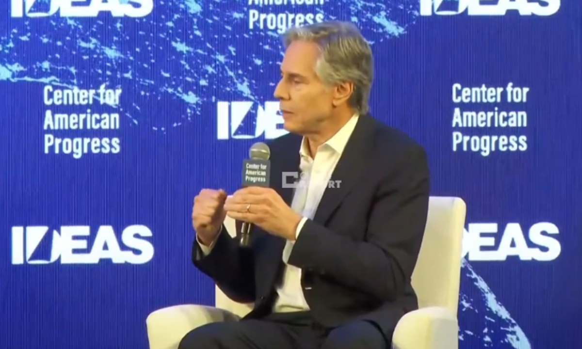 Former US secretary of state Antony Blinken speaks at the Center for American Progress (CAP) annual 2026 IDEAS Conference on May 19, 2026. Photo: Screenshot from website
