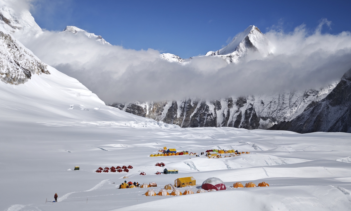 South base camp of Mount Qomolangma Photo: Courtesy of Polar Hub