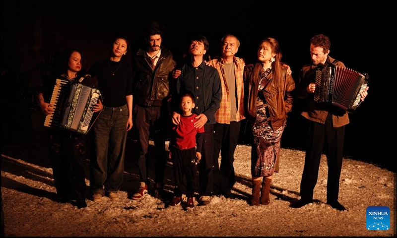 Actors perform the musical theater production The Little Prince in Paris, France, on May 22, 2026. The Chinese-French co-produced musical theater production The Little Prince, a key project of the 2025-2026 China-France cultural exchange program, premiered on Friday in Paris. Photo: Xinhua