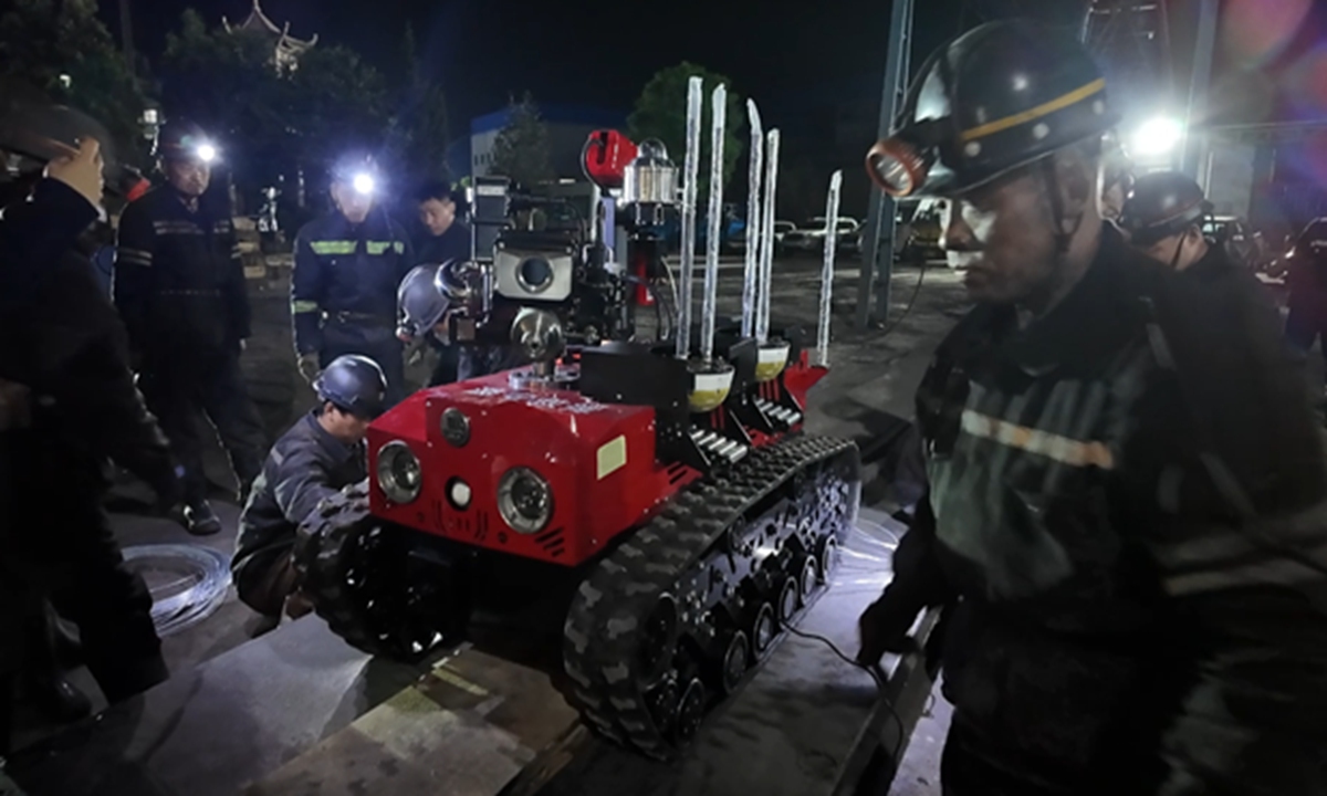 globaltimes.cn - Robots deployed in Shanxi mine gas explosion rescue, as repeated underground search operations underway: reports