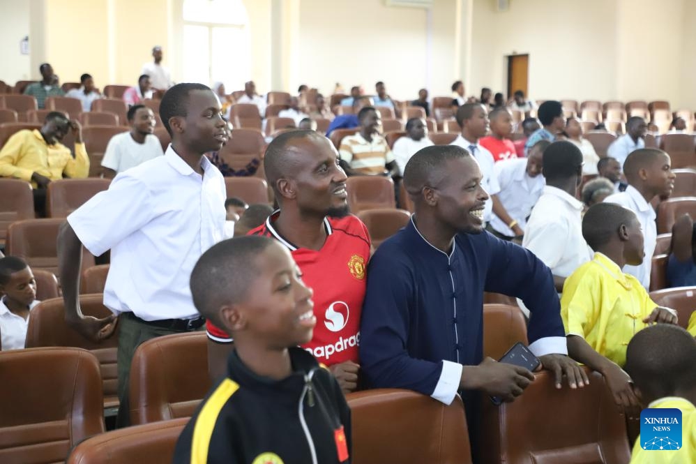 Chinese language lovers watch the Rwandan final of the 2026 Chinese Bridge Chinese Proficiency Competition for Foreign College and Secondary School Students in Kigali, Rwanda, May 24, 2026. (Photo: Xinhua)

