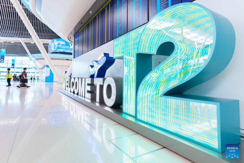 This photo taken on May 27, 2026 shows a view of the departures hall of Terminal 2 of Hong Kong International Airport in south China's Hong Kong. Hong Kong International Airport's expanded Terminal 2 departures hall was officially put into operation on Wednesday following a 12.9 billion-Hong Kong-dollar upgrade. (Photo: Xinhua)
