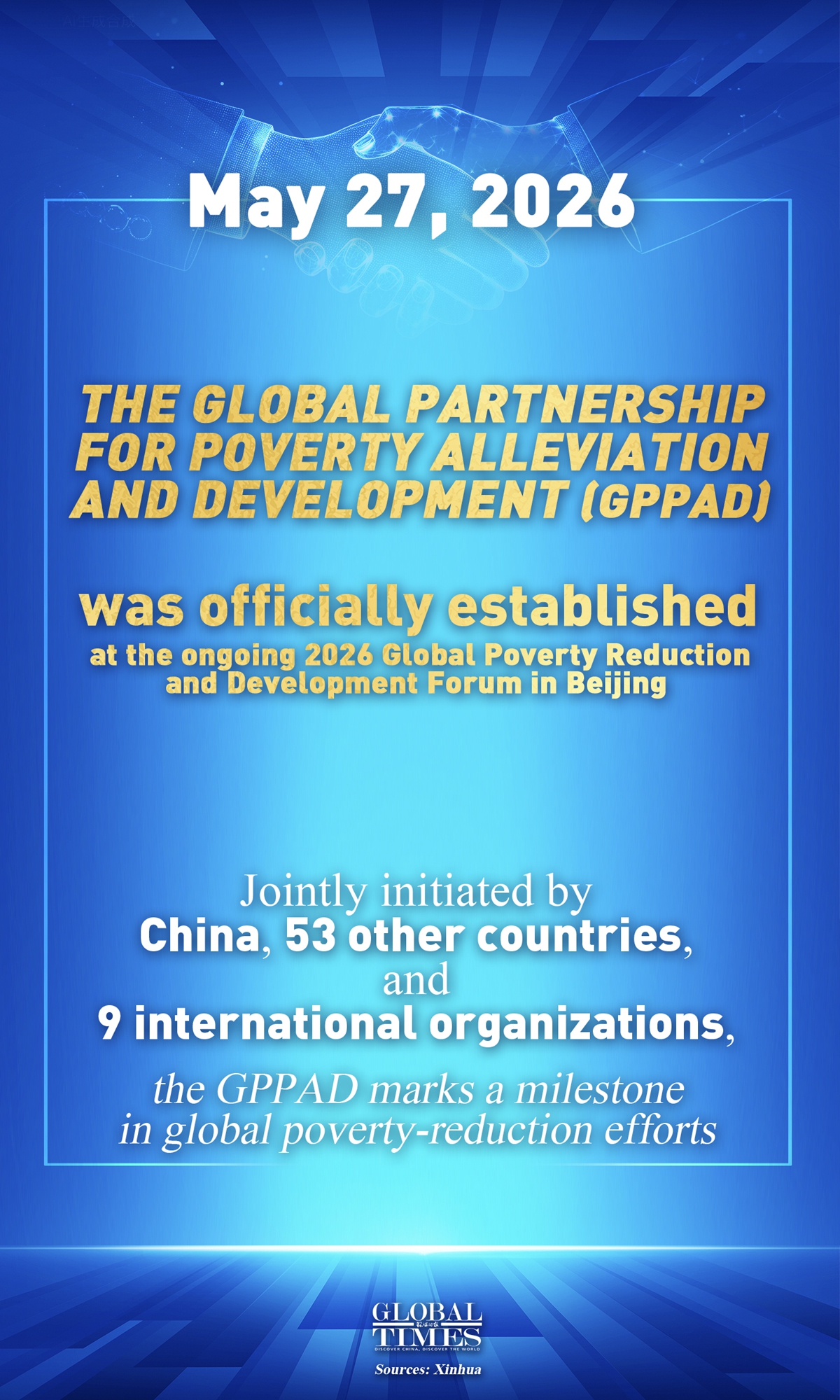 Global partnership launched in Beijing to fight poverty, promote development 