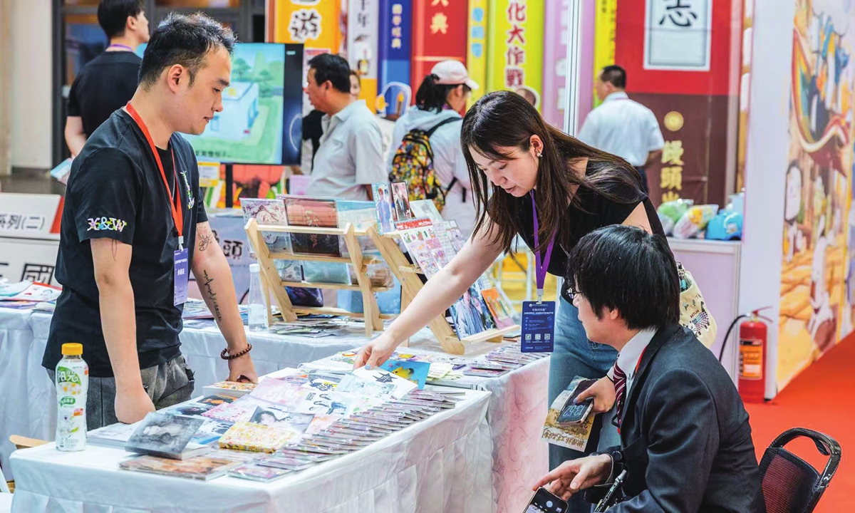 The Beijing Intellectual Property Licensing Industry Expo 2026 is being held from May 29 to 31 at the Beijing Etrong International Exhibition & Convention Center. This year's expo brings together more than 1,000 high-quality IP resources from around the world, covering the entire industry chain of IP creation, operation, licensing, production, and sales, comprehensively presenting the latest developments and future trends of the IP industry. Photo: Li Hao/GT