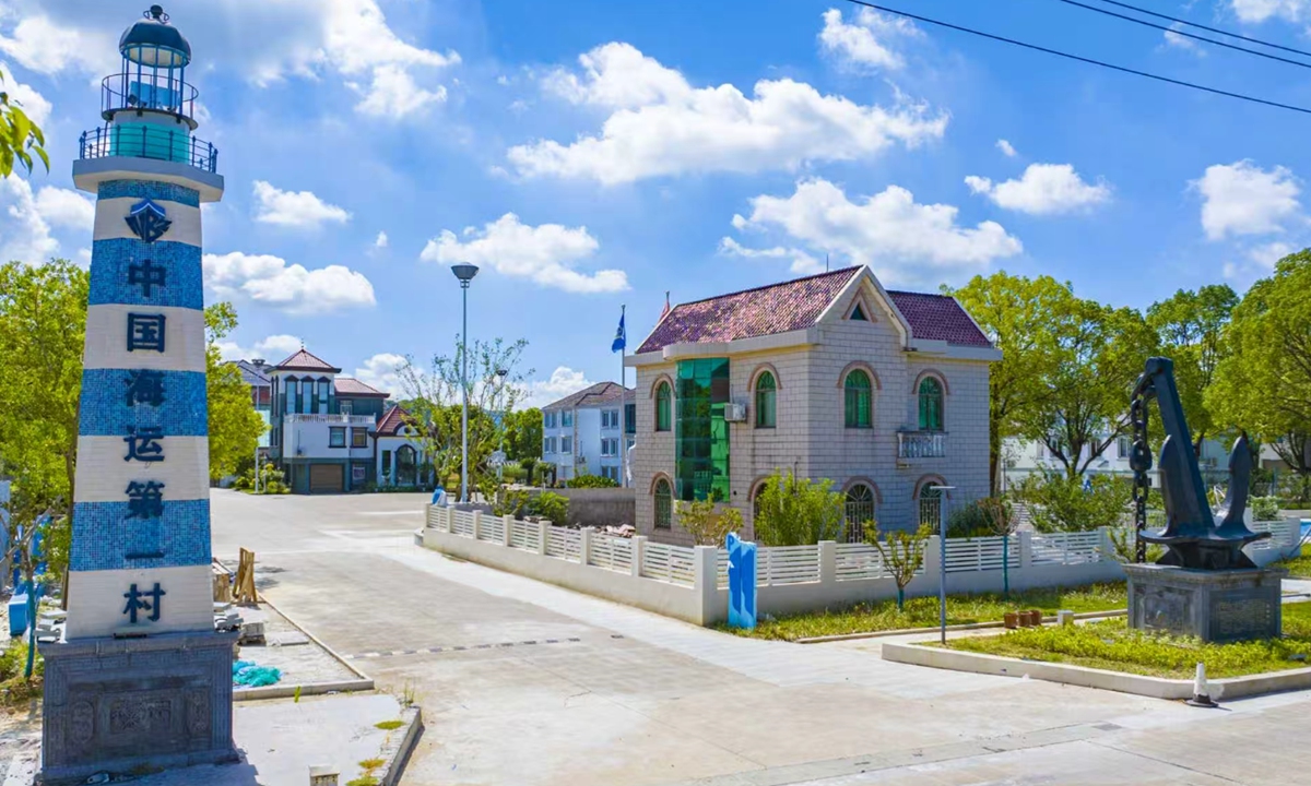 A tranquil view of Ningbozhan village. Photo: Wu Minyong / Xiangshan County Media Center
