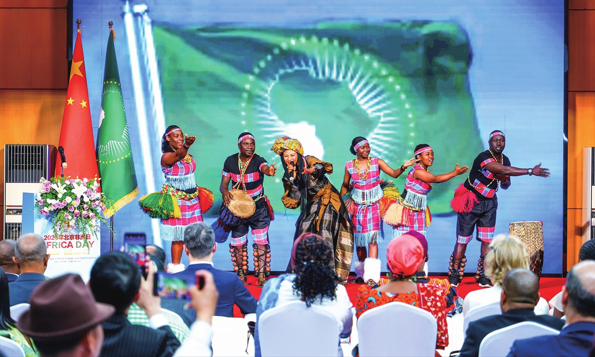 Opening performance of the 2026 Africa Day Cultural Festival is staged in Beijing on May 23, 2026. Photo: Courtesy of the Africa Day 2026 Organizing Committee 