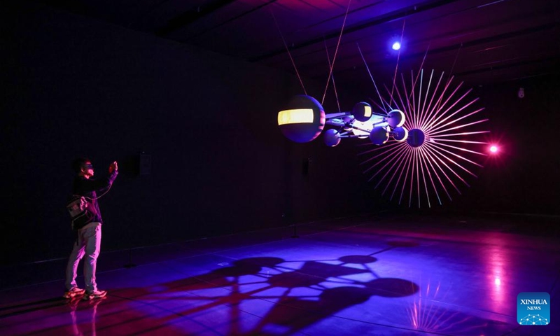 A man visits the Shenzhen International Museum of Art in Shenzhen, south China's Guangdong Province, May 30, 2026. The museum officially opened to the public on Saturday. Photo: Xinhua