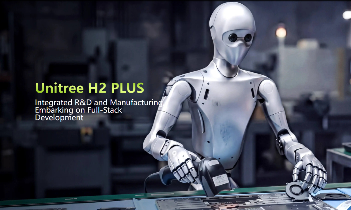 Unitree Robotics in partnership with Nvidia has rolled out a new humanoid robot reference design, the H2 Plus. Photo: Screenshot from Unitree Robotics' website