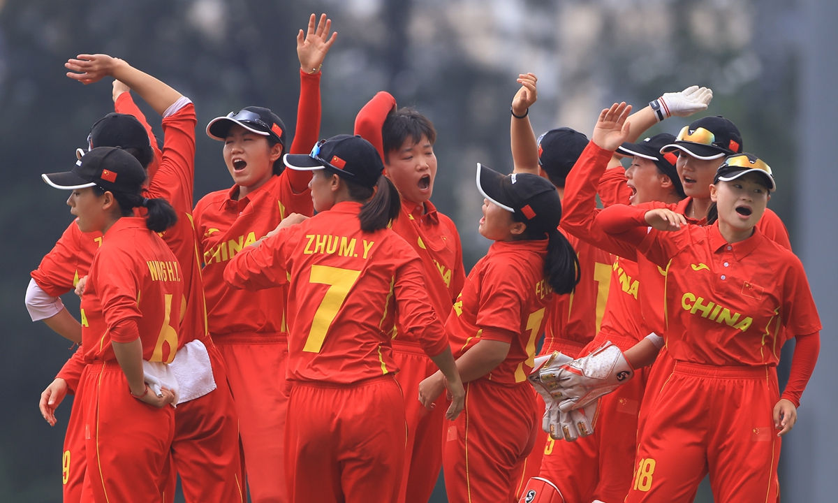 Photo: Courtesy of the Chinese women's cricket team